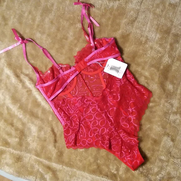 Savage X Fenty Lace Corset Bodysuit - Picture 2 of 10